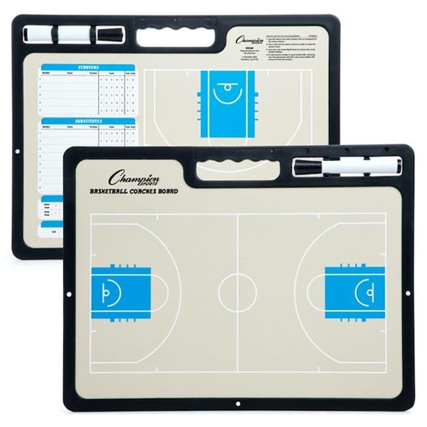 Champion Sports CBBKXL 16 x 12 x 1 in. Extra Large Basketball Coaches Board CBBKXL - main